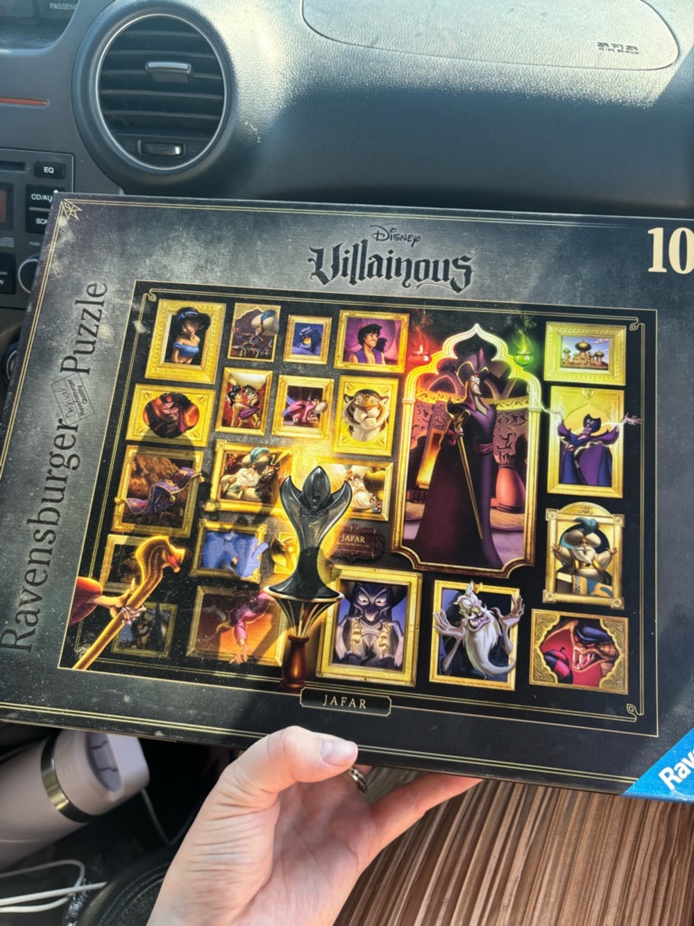 Ravensburger Disney Villainous Jafar Puzzle - Black & Gold Artwork